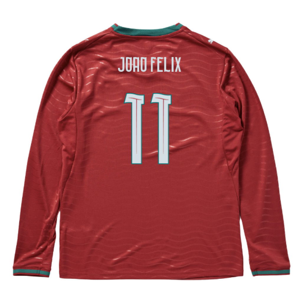 2026-2027 Portugal Long Sleeve Home Shirt (Joao Felix 11)