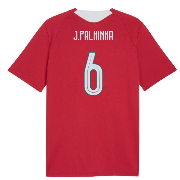 2026-2027 Portugal Training Jersey (Red) (J.Palhinha 6)