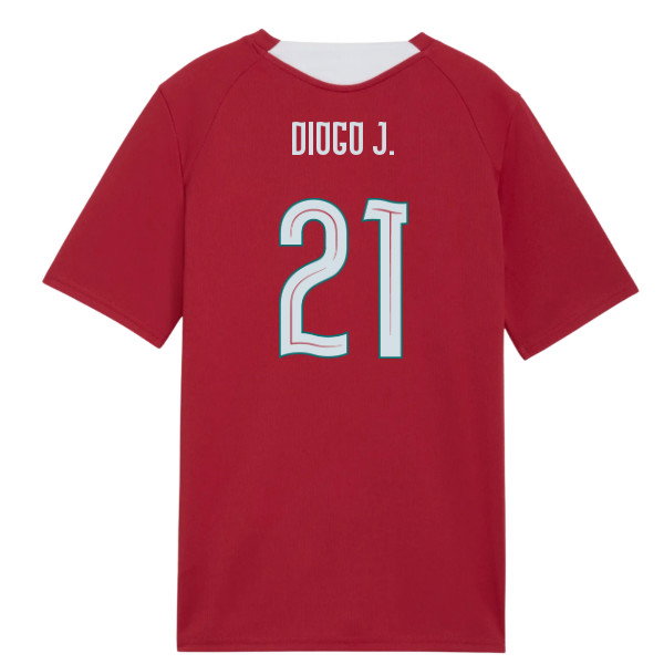 2026-2027 Portugal Training Jersey (Red) - Kids (Diogo J. 21)