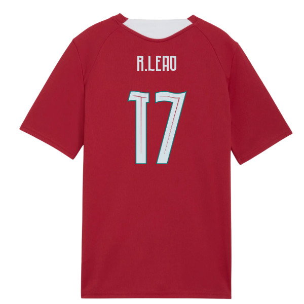 2026-2027 Portugal Training Jersey (Red) - Kids (R.Leao 17)