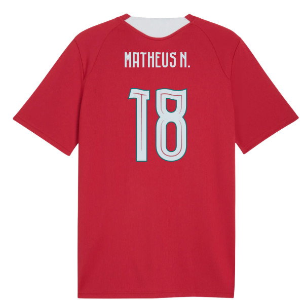 2026-2027 Portugal Training Jersey (Red) (Matheus N. 18)
