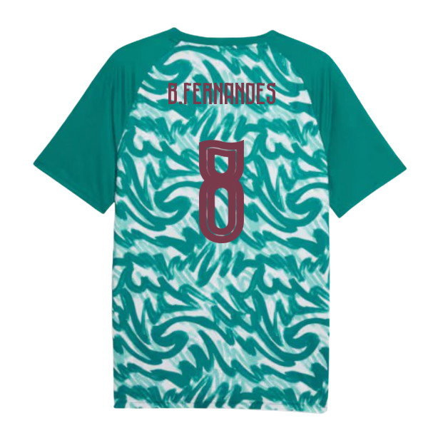 2026-2027 Portugal Warm Up Jersey (Green) (B.Fernandes 8)