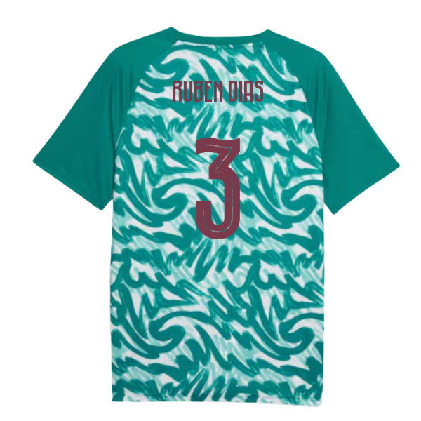 2026-2027 Portugal Warm Up Jersey (Green) (Ruben Dias 3)