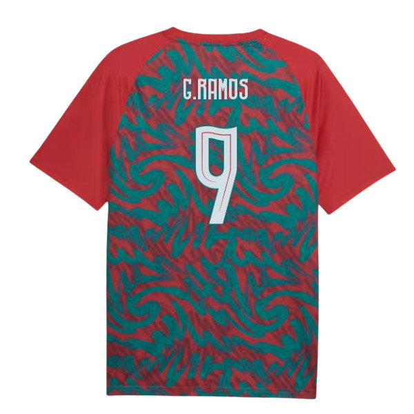 2026-2027 Portugal Warm Up Jersey (Red) (G.Ramos 9)