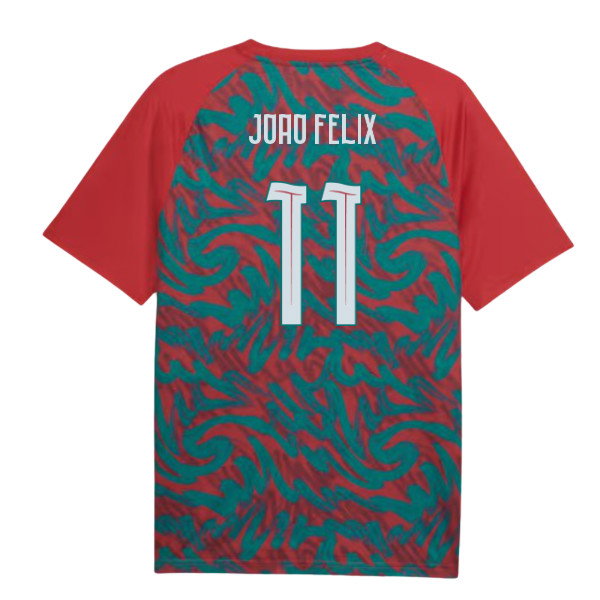 2026-2027 Portugal Warm Up Jersey (Red) (Joao Felix 11)