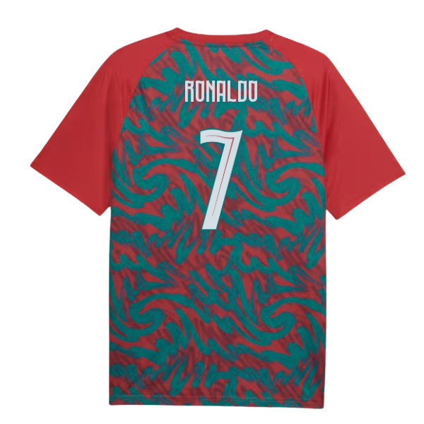 2026-2027 Portugal Warm Up Jersey (Red) (Ronaldo 7)