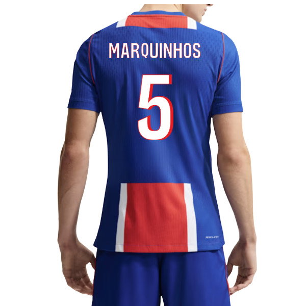 2026-2027 PSG Authentic Aero-Fit Match Home Shirt (Marquinhos 5)