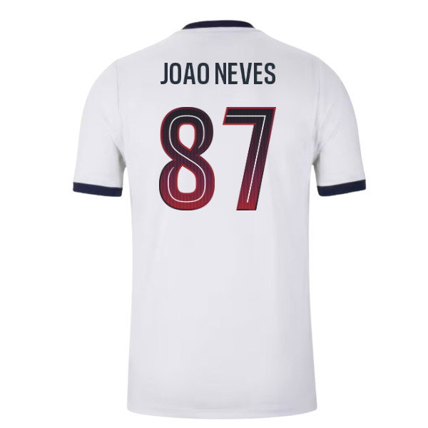 2026-2027 PSG Away Shirt (Kids) (Joao Neves 87)