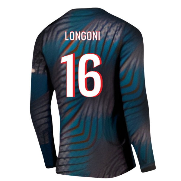 2026-2027 PSG Home Goalkeeper Shirt (Black) (Longoni 16)