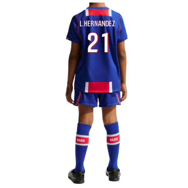 2026-2027 PSG Home Little Boys Mini Kit (L.Hernandez 21)