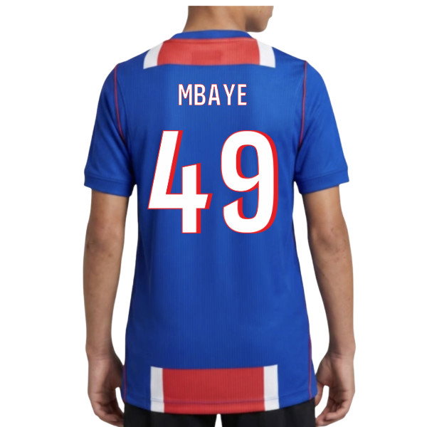 2026-2027 PSG Home Shirt (Kids) (Mbaye 49)