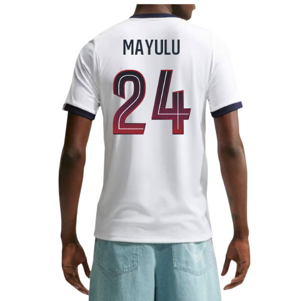 2026-2027 PSG Paris Saint Germain Away Shirt (Mayulu 24)