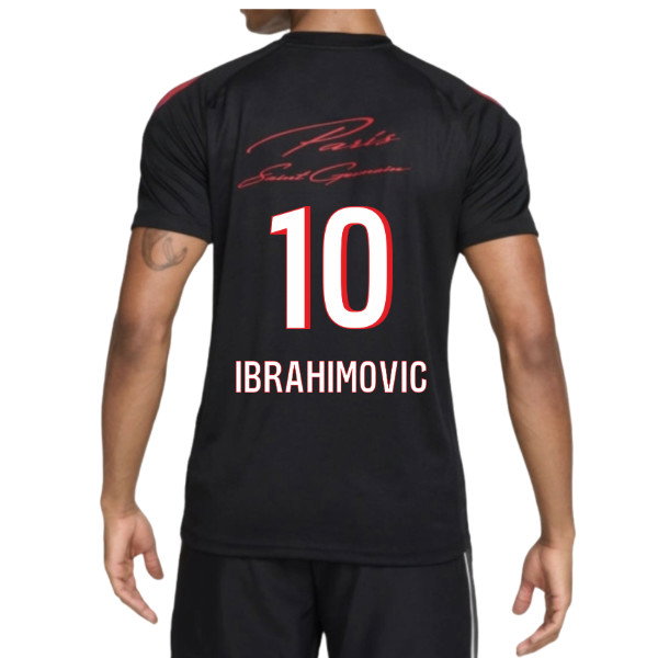 2026-2027 PSG Strike Training Shirt (Black) (Ibrahimovic 10)