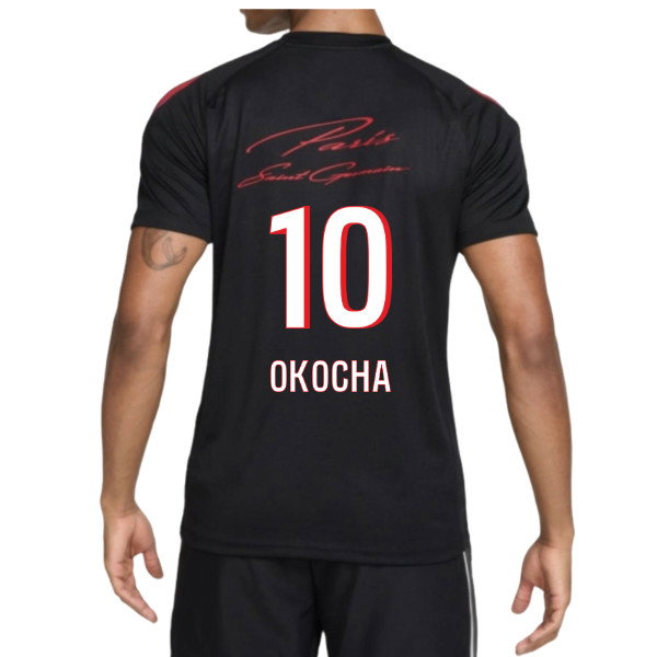 2026-2027 PSG Strike Training Shirt (Black) (Okocha 10)