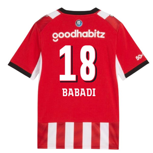 2026-2027 PSV Eindhoven Home Shirt (Kids) (Babadi 18)