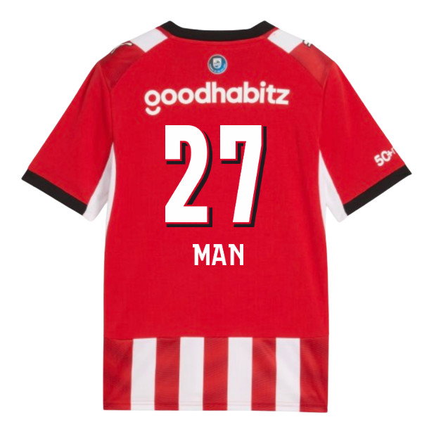 2026-2027 PSV Eindhoven Home Shirt (Kids) (Man 27)