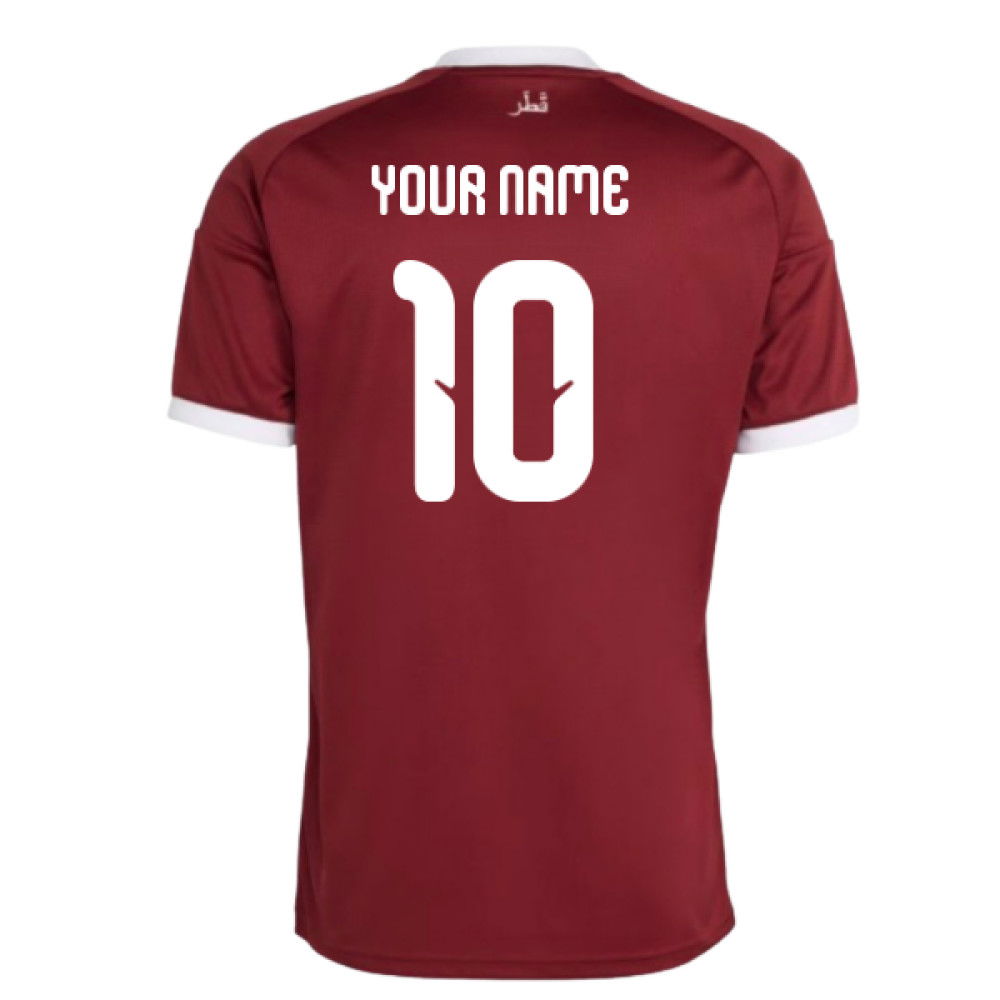 2026-2027 Qatar Home Shirt (Your Name)