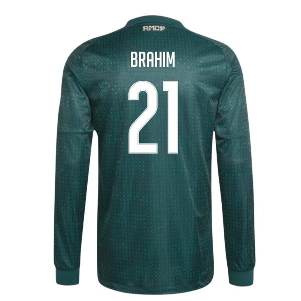 2026-2027 Real Madrid Authentic Long Sleeve Away Shirt (Brahim 21)