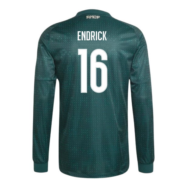 2026-2027 Real Madrid Authentic Long Sleeve Away Shirt (Endrick 16)