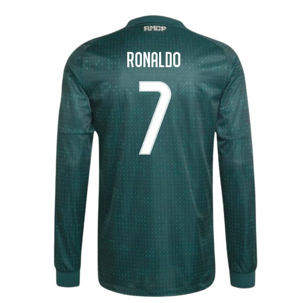2026-2027 Real Madrid Authentic Long Sleeve Away Shirt (Ronaldo 7)