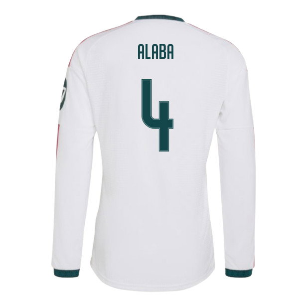 2026-2027 Real Madrid Authentic Long Sleeve Home Shirt (Alaba 4)