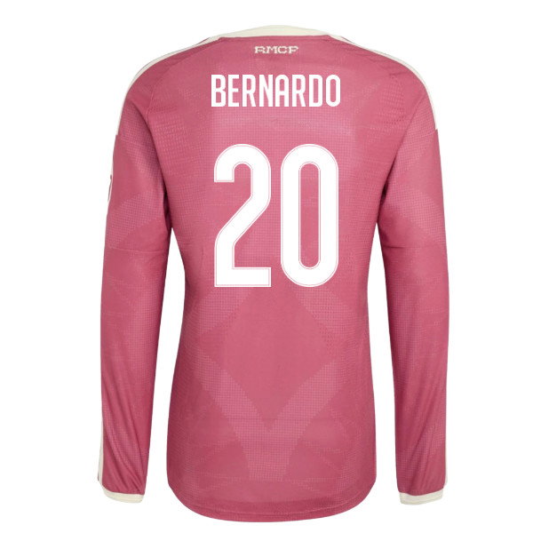 2026-2027 Real Madrid Authentic Long Sleeve Third Shirt (Bernardo 20)