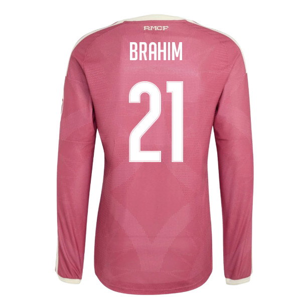 2026-2027 Real Madrid Authentic Long Sleeve Third Shirt (Brahim 21)