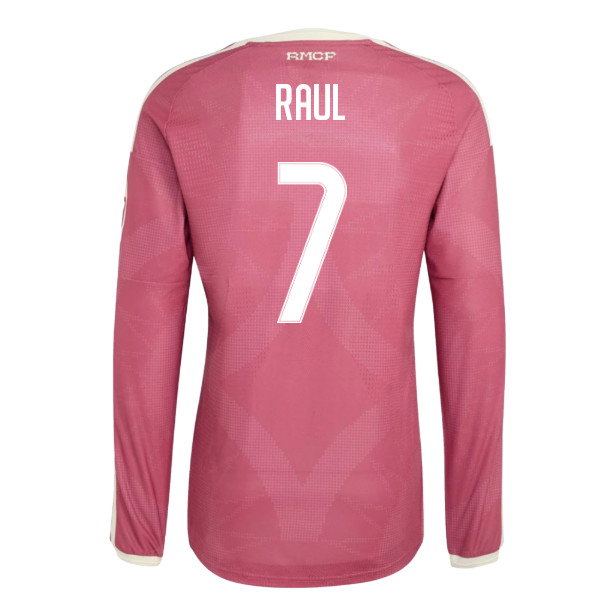 2026-2027 Real Madrid Authentic Long Sleeve Third Shirt (Raul 7)