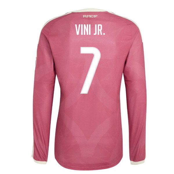 2026-2027 Real Madrid Authentic Long Sleeve Third Shirt (Vini Jr. 7)