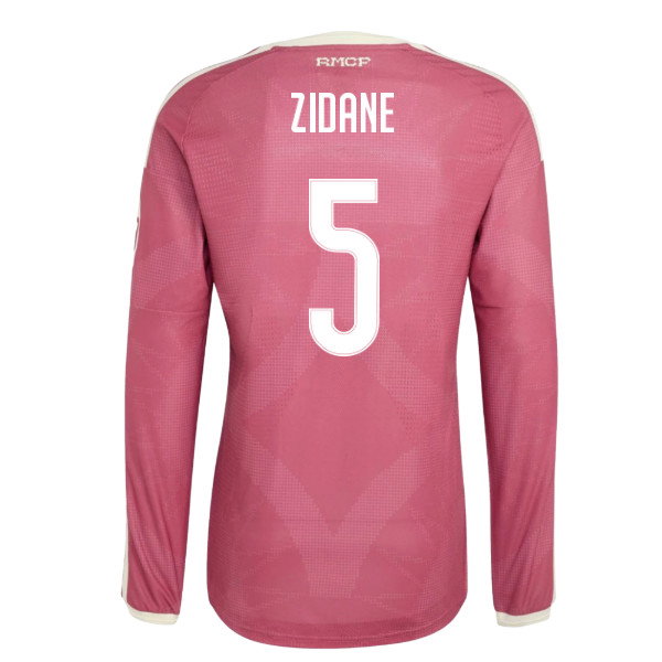2026-2027 Real Madrid Authentic Long Sleeve Third Shirt (Zidane 5)