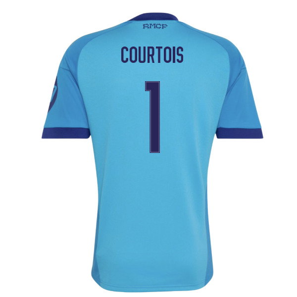 2026-2027 Real Madrid Away Goalkeeper Shirt (App Sky Rush) (Courtois 1)