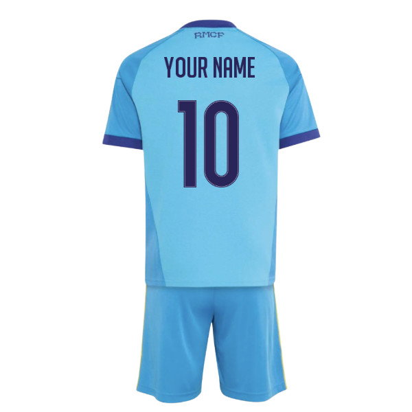 2026-2027 Real Madrid Away Goalkeeper Youth Kit (App Sky Rush) - Kids (Your Name)
