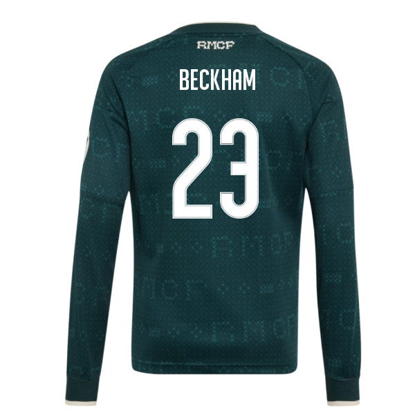 2026-2027 Real Madrid Away Long Sleeve Shirt (Kids) (Beckham 23)