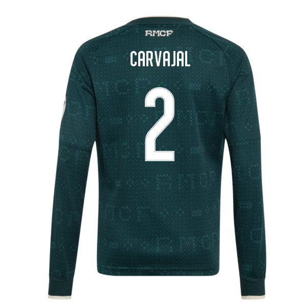 2026-2027 Real Madrid Away Long Sleeve Shirt (Kids) (Carvajal 2)