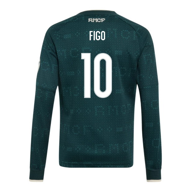 2026-2027 Real Madrid Away Long Sleeve Shirt (Kids) (Figo 10)