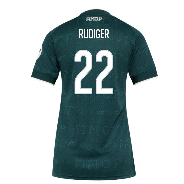 2026-2027 Real Madrid Away Shirt (Womens) (Rudiger 22)