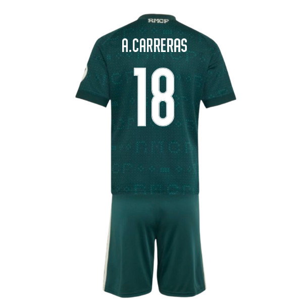 2026-2027 Real Madrid Away Youth Kit (A.Carreras 18)