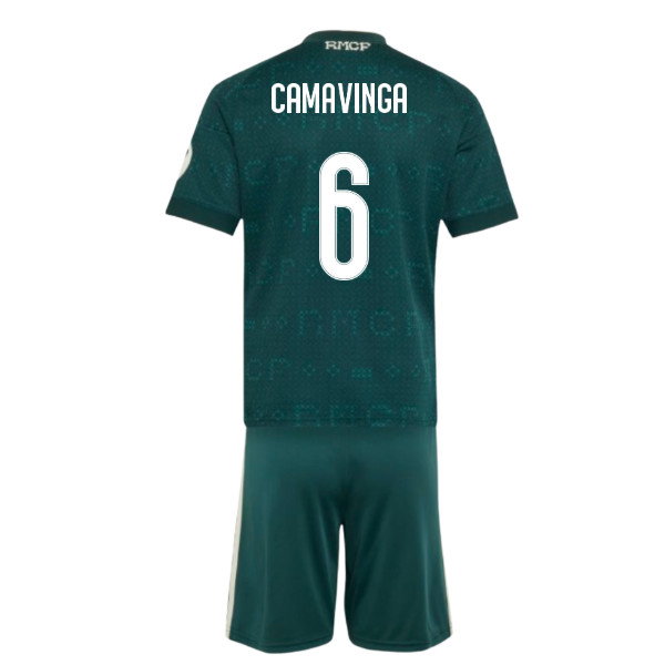 2026-2027 Real Madrid Away Youth Kit (Camavinga 6)