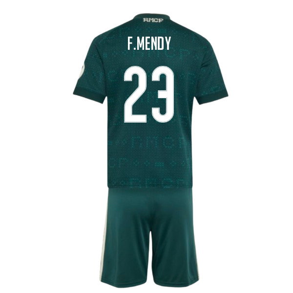 2026-2027 Real Madrid Away Youth Kit (F.Mendy 23)
