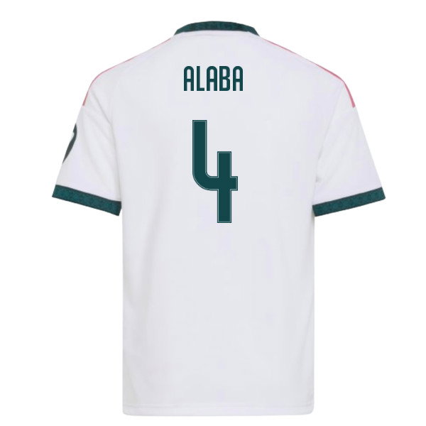 2026-2027 Real Madrid Home Youth Kit (Alaba 4)