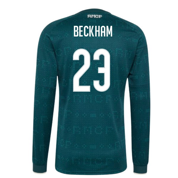 2026-2027 Real Madrid Long Sleeve Away Shirt (Beckham 23)