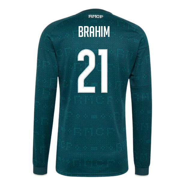 2026-2027 Real Madrid Long Sleeve Away Shirt (Brahim 21)