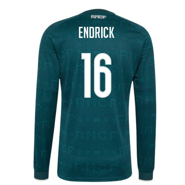 2026-2027 Real Madrid Long Sleeve Away Shirt (Endrick 16)