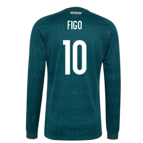 2026-2027 Real Madrid Long Sleeve Away Shirt (Figo 10)
