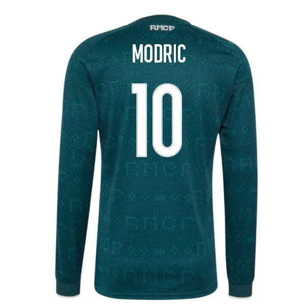 2026-2027 Real Madrid Long Sleeve Away Shirt (Modric 10)