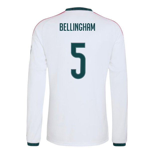 2026-2027 Real Madrid Long Sleeve Home Shirt (Bellingham 5)
