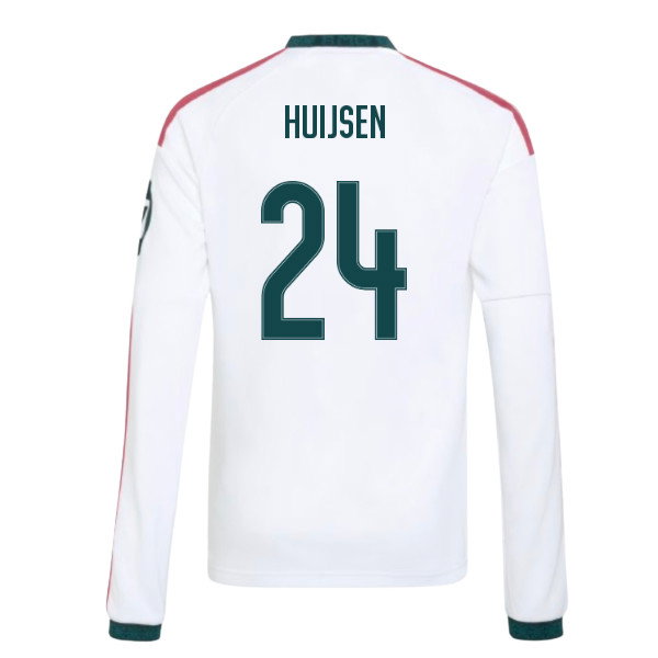 2026-2027 Real Madrid Long Sleeve Home Shirt (Kids) (Huijsen 24)