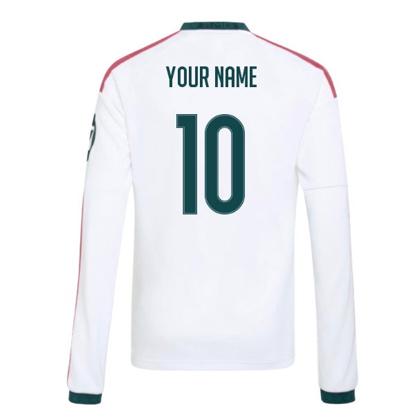 2026-2027 Real Madrid Long Sleeve Home Shirt (Kids) (Your Name)