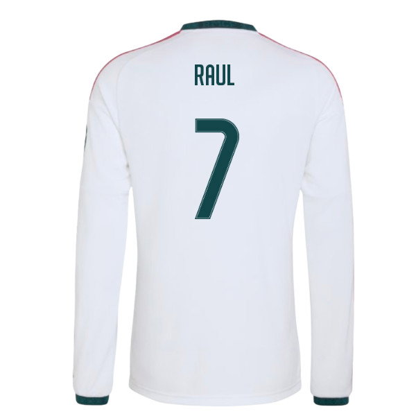 2026-2027 Real Madrid Long Sleeve Home Shirt (Raul 7)