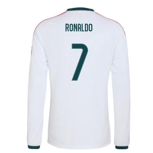 2026-2027 Real Madrid Long Sleeve Home Shirt (Ronaldo 7)